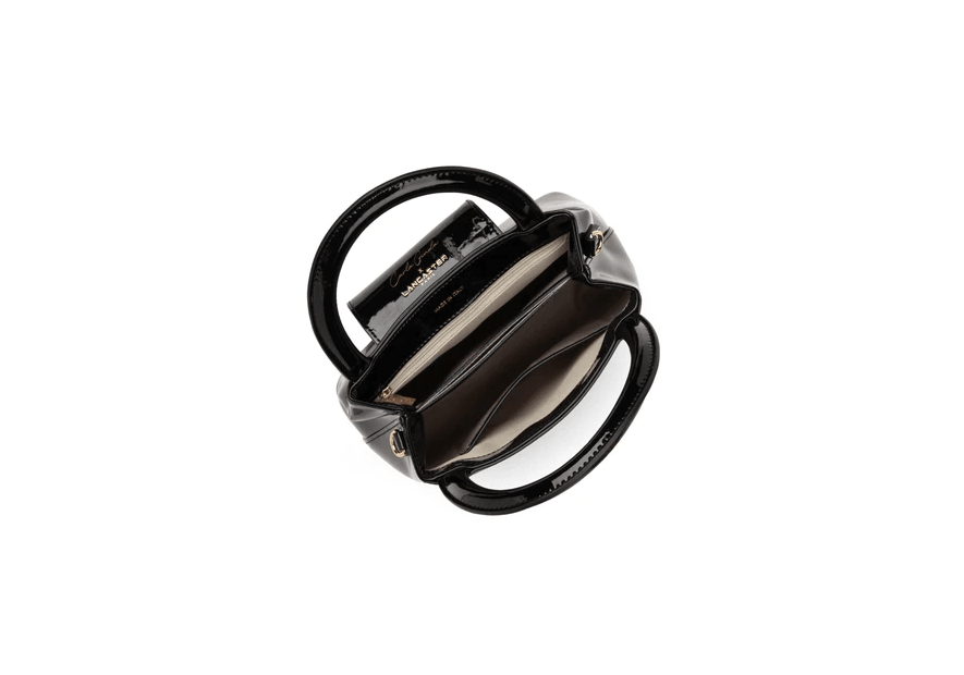 Lancaster 480-019 - POLYURÉTHANE - NOIR VE lancaster-carla ginola-sac porté main s Sacs à mains