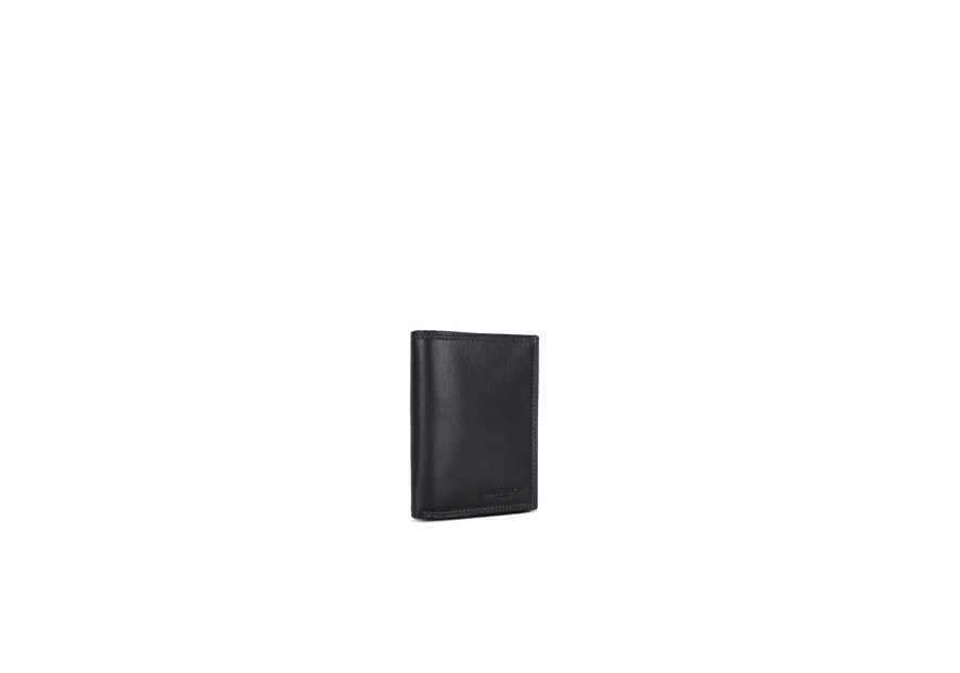Lancaster 120-12 - CUIR DE VACHETTE - NOIR Soft Vintage Homme - Portefeuille Portefeuille Homme