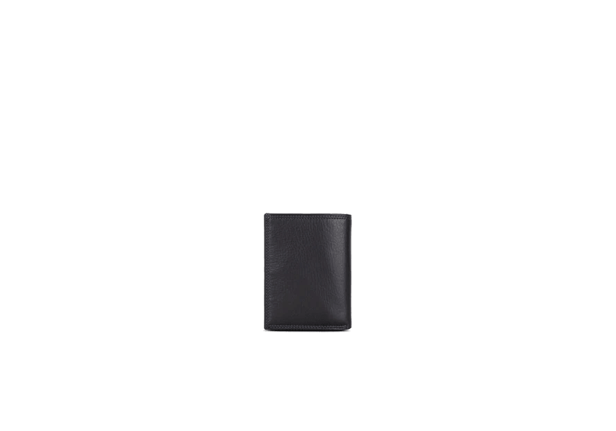 Lancaster 120-12 - CUIR DE VACHETTE - NOIR Soft Vintage Homme - Portefeuille Portefeuille Homme