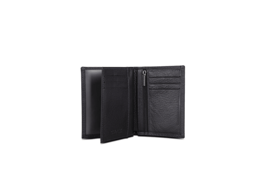 Lancaster 120-12 - CUIR DE VACHETTE - NOIR Soft Vintage Homme - Portefeuille Portefeuille Homme