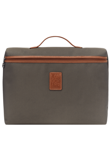 Longchamp 2182080 - POLYESTER/CUIR - BRUN porte documents simple boxford sac-business