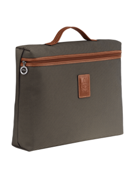 Longchamp 2182080 - POLYESTER/CUIR - BRUN porte documents simple boxford Sac business