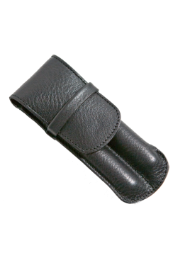 Atelier de la forêt 02.20.15 - CUIR DE VACHETTE - NO atelies de la foret étui 2 stylos etui stylo