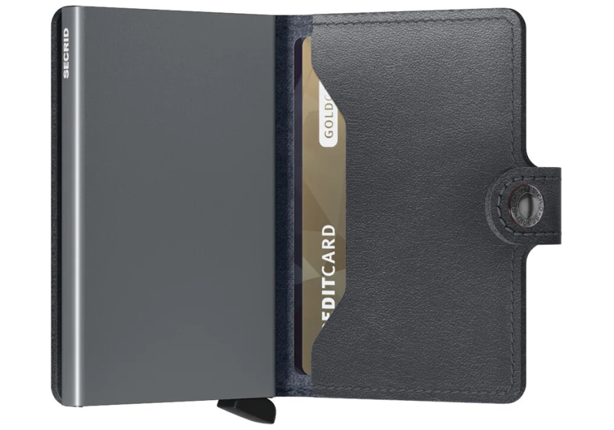 Secrid M - CUIR DE VACHETTE - GREY porte cartes miniwallet original porte cartes