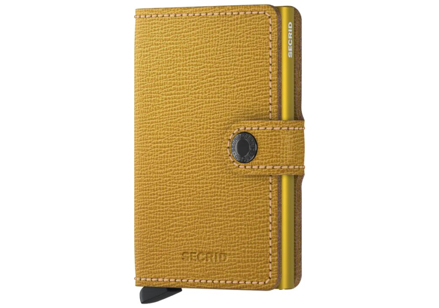 Secrid MC - CUIR DE VACHETTE - OCHRE porte cartes miniwallet crisple porte cartes