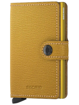 Secrid MC - CUIR DE VACHETTE - OCHRE porte cartes miniwallet crisple porte cartes