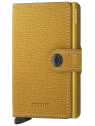 Secrid MC - CUIR DE VACHETTE - OCHRE porte cartes miniwallet crisple porte-cartes