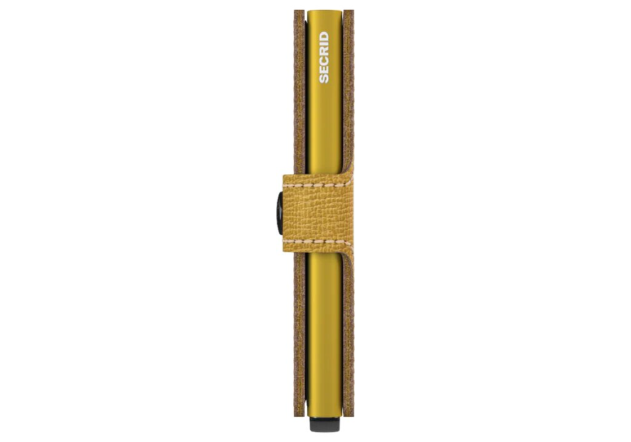Secrid MC - CUIR DE VACHETTE - OCHRE porte cartes miniwallet crisple porte cartes