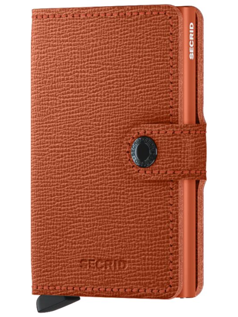 Secrid MC - CUIR DE VACHETTE - PUMPKIN porte cartes miniwallet crisple Porte-cartes