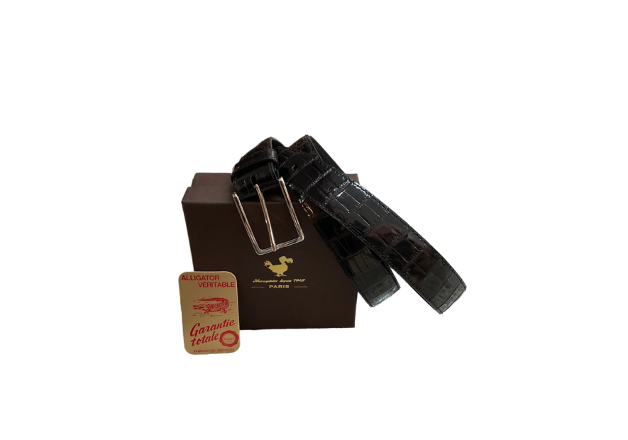 Beynat et Janniaux CEINTURE CROCO - CROCODILE - NOI beynat & janniaux-croco-ceinture homme Ceinture homme