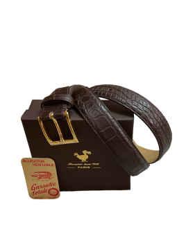 Beynat et Janniaux CEINTURE CROCO - CROCODILE - MAR beynat & janniaux-croco-ceinture homme Ceinture homme