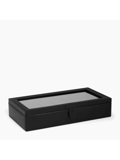 Le Tanneur TBJ7395 - CUIR DE VACHETTE - NOI le tanneur coffret 12 montres vitré coffret-montres