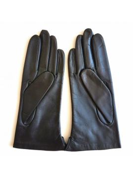 Poujade P26DC - CUIR D'AGNEAU - NOIR poujade-2 boutons-gants femme gants femme