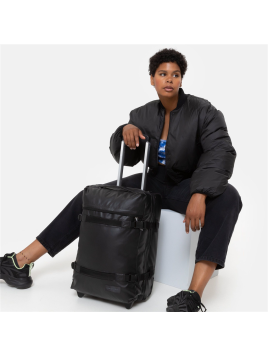 Eastpak K0A5BA7 - POLYESTER - TARP BLACK valise cabine eastpak transit'r s Sac de voyage à roulettes