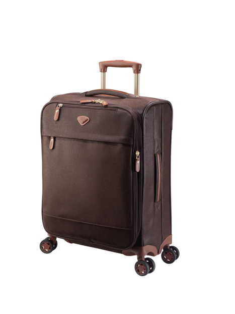 JUMP 4450NU - TEP ET CUIR - CHOCOLAT valise cabine 4 roues uppsala Bagages cabine