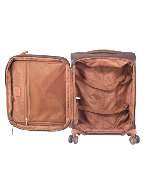 JUMP 4450NU - TEP ET CUIR - CHOCOLAT valise cabine 4 roues uppsala Bagages cabine