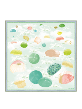 Longchamp 50613/SOI - SOIE - CIEL longchamp carre de soie carre de soie