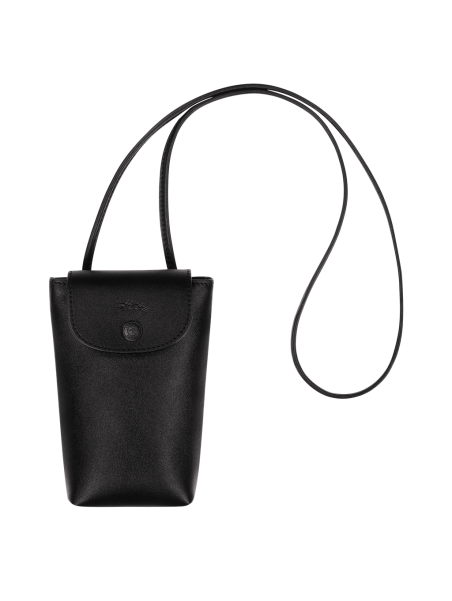 Longchamp 34178/987 - CUIR D'AGNEAU - NOIR etui téléphone le pliage xtra etui telephone