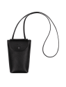 Longchamp 34178/987 - CUIR D'AGNEAU - NOIR etui téléphone le pliage xtra etui-telephone