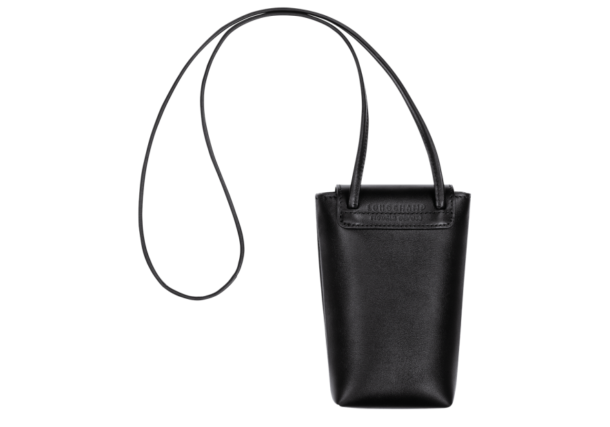 Longchamp 34178/987 - CUIR D'AGNEAU - NOIR etui téléphone le pliage xtra etui telephone
