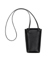 Longchamp 34178/987 - CUIR D'AGNEAU - NOIR etui téléphone le pliage xtra etui-telephone