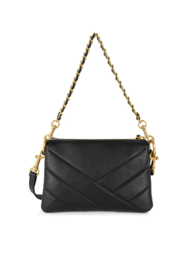 Lancaster 530-23 - CUIR DE VACHETTE - NOIR lancaster soft matelassé Sacs à mains