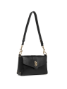 Lancaster 470-53 - CUIR DE VACHETTE - NOIR foulonné double-trotteur sacs-a-mains