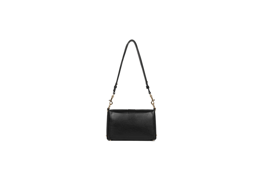 Lancaster 470-53 - CUIR DE VACHETTE - NOIR foulonné double-trotteur Sacs à mains