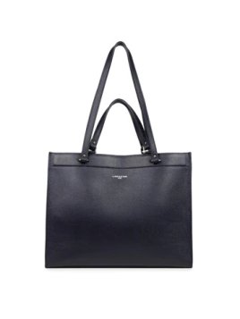 Lancaster 470-59 - CUIR DE VACHETTE - NOIR lancaster-foulonné double-sac cabas épaule Loisirs
