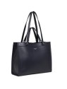 Lancaster 470-59 - CUIR DE VACHETTE - NOIR sac cabas a4 lancaster foulonné double loisirs