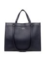 Lancaster 470-59 - CUIR DE VACHETTE - NOIR sac cabas a4 lancaster foulonné double loisirs