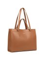 Lancaster 470-59 - CUIR DE VACHETTE - CAME sac cabas a4 lancaster foulonné double loisirs