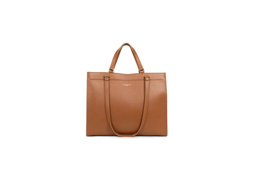 Lancaster 470-59 - CUIR DE VACHETTE - CAME lancaster-foulonné double-sac cabas épaule Loisirs