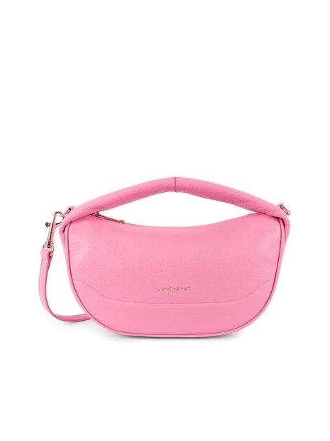 Lancaster 547-73 - CUIR DE VACHETTE - ROSE lancaster-foulonne cerceau-besace loisirs