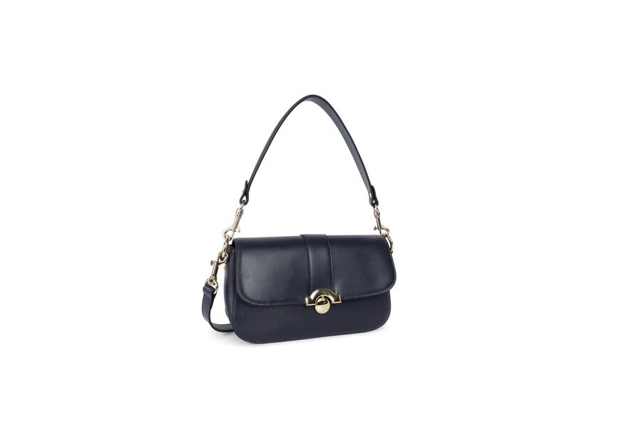 Lancaster 531-004 - CUIR DE VACHETTE - BLE lancaster-paris médaille-sac baguette Sacs à mains