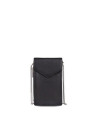 Lancaster 170-27 - CUIR DE VACHETTE - NOIR foulonné pm-pochette telephone sac-business