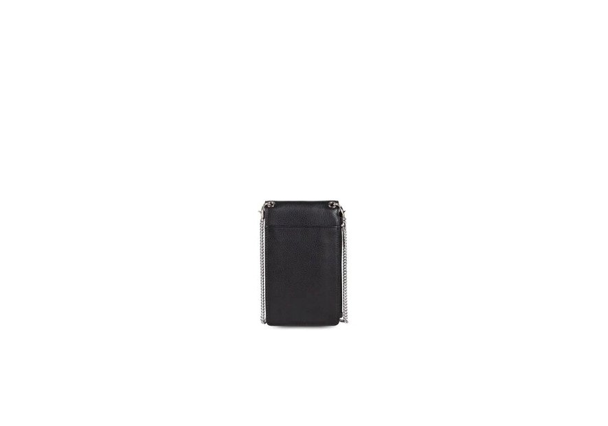 Lancaster 170-27 - CUIR DE VACHETTE - NOIR foulonné pm-pochette telephone Sacs à mains