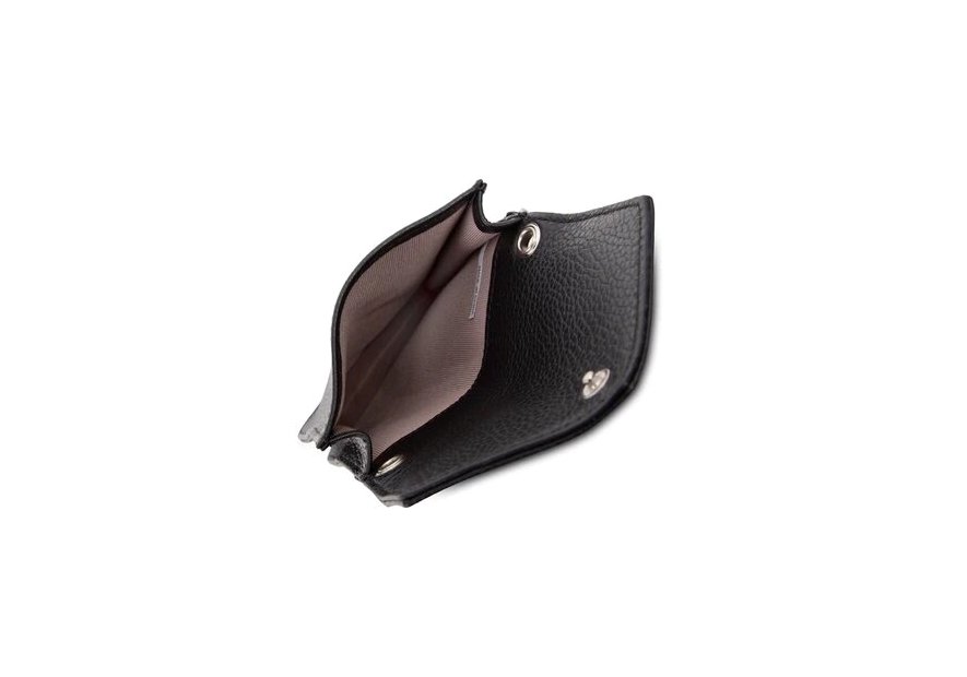 Lancaster 170-27 - CUIR DE VACHETTE - NOIR foulonné pm-pochette telephone Sacs à mains