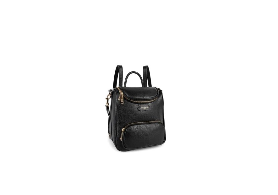 Lancaster 529-80 - CUIR DE VACHETTE - NOIR lancaster-dune-sac à dos Sacs à mains