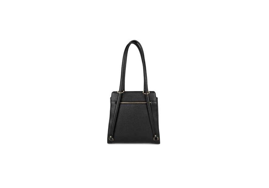 Lancaster 529-81 - CUIR DE VACHETTE - NOIR dune-sac à dos Sacs à mains