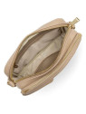 Lancaster 529-20 - CUIR DE VACHETTE - BEIG Dune - Mini Sac Trotteur sac-porte-travers