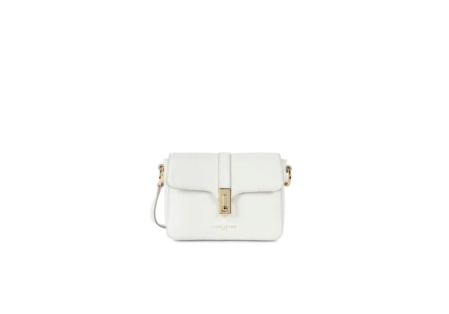 Lancaster 547-40 - CUIR DE VACHETTE - BLAN lancaster foulonné milano sac rabat carré s Sacs à mains