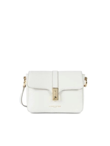 Lancaster 547-40 - CUIR DE VACHETTE - BLAN lancaster foulonné milano sac rabat carré s Sacs à mains