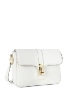 Lancaster 547-40 - CUIR DE VACHETTE - BLAN lancaster foulonné milano sac rabat carré s Sacs à mains