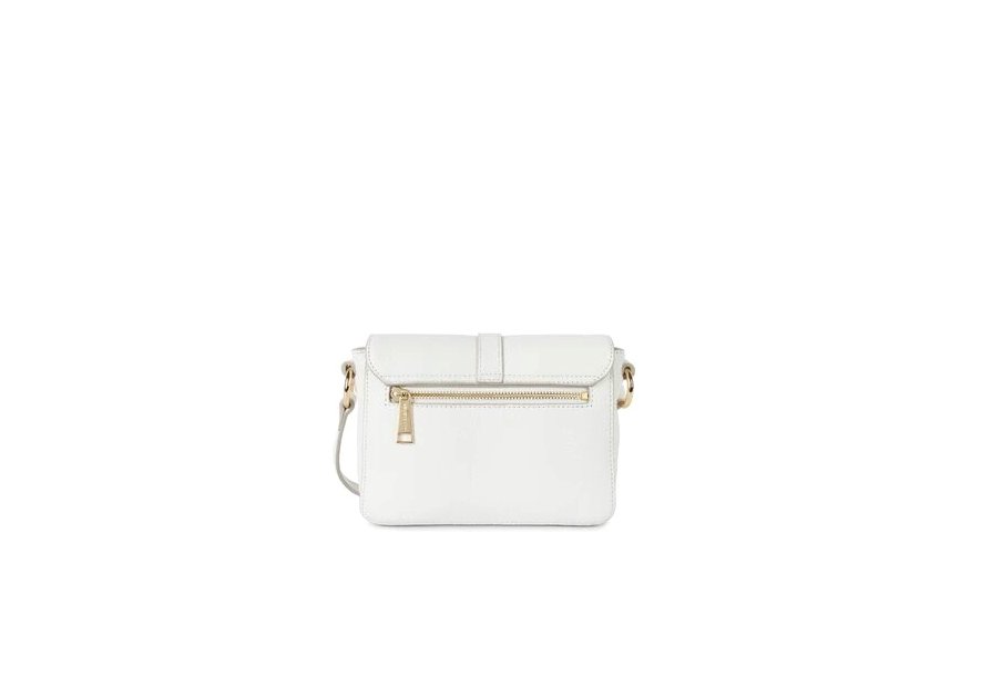 Lancaster 547-40 - CUIR DE VACHETTE - BLAN lancaster foulonné milano sac rabat carré s Sacs à mains
