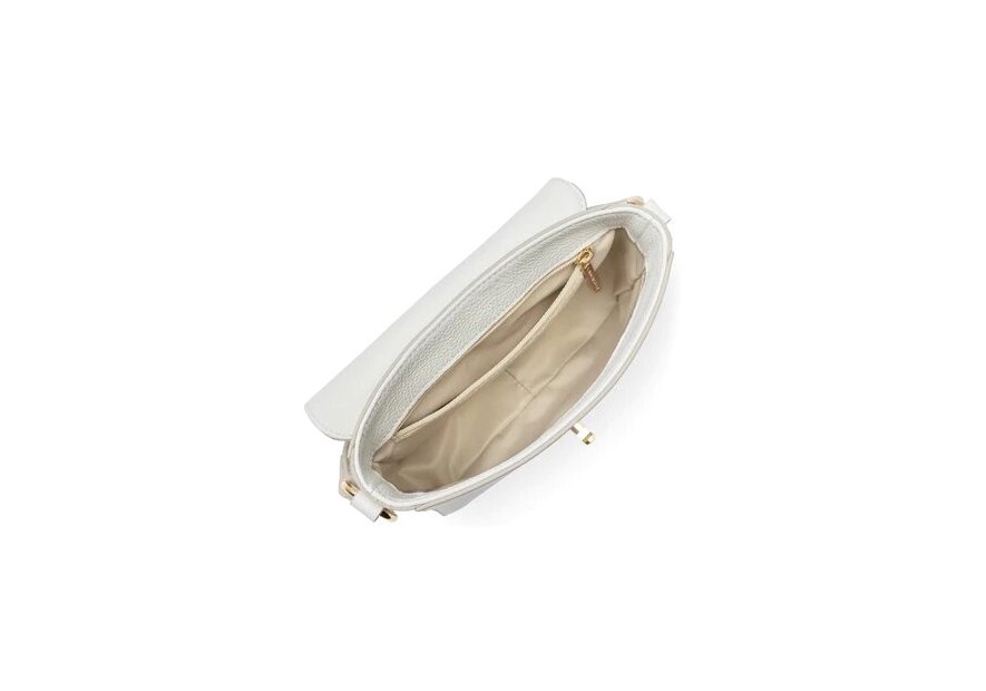 Lancaster 547-40 - CUIR DE VACHETTE - BLAN lancaster foulonné milano sac rabat carré s Sacs à mains