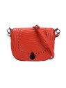 Longchamp 1396/HLO - AGNEAU - COQUELICOT - longchamp - cavalcade matelassé - sac rabat m sac-business