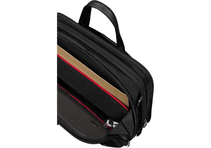 Samsonite 147141 - POLYESTER RECYCLE - NOI samsonite-pro-dlx 6-porte documents 15" Porte-documents