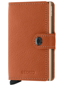 Secrid MVG - ALUMINIUM/CUIR - CARAMELO/ porte cartes miniwallet veg Porte-cartes