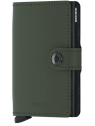 Secrid MM - CUIR DE VACHETTE - GREEN/BL porte cartes miniwallet mm porte-cartes